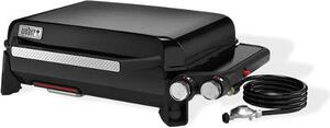 WEBER Bistecchiera Elettrica Doppia Piastra Antiaderente Liscia Potenza 4700 Watt colore Nero - 1500244 PREMIUM Slate Gp
