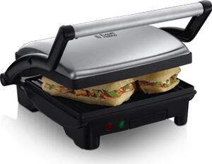 Russell Hobbs Bistecchiera elettrica Doppia piastra Antiaderente Potenza 1800 Watt - Panini Maker 17888
