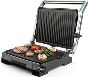 Black & Decker Bistecchiera elettrica Doppia piastra Antiaderente Potenza 2200 watt colore Nero - BXGR2200E