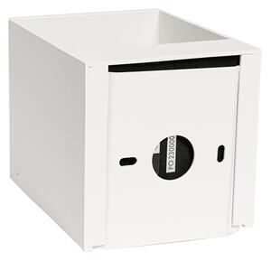 Applique a parete bianca con LED e dimmer touch ricaricabile - Joris