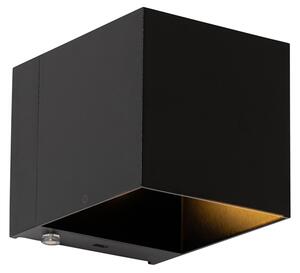 Set di 2 Applique Nere con Dimmer Ricaricabile - Joris