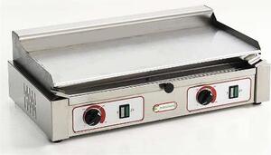 Cf Bistecchiera Elettrica Piastra Cottura Liscia Potenza 1800 Watt colore Inox - PD2020LB