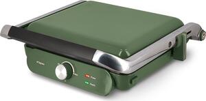 Tognana Bistecchiera Elettrica Potenza 2000W con 2 Piastre Anti-aderenti 28x23 cm colore Verde - D2DBS22IRVE