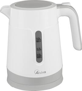 Ardes Bollitore elettrico 1 Litro potenza 2200 Watt colore Bianco - ARBOL01