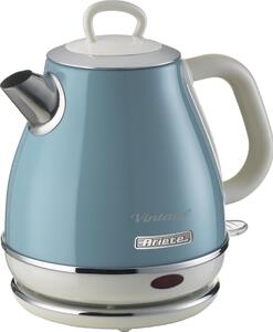 Ariete Bollitore elettrico 1 Litri Potenza 1630 Watt Filtro removibile colore Celeste - 2868/05 Vintage