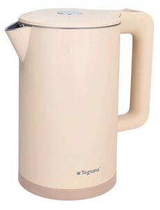Tognana Bollitore Elettrico Acqua Capacit 1.7 Litri Potenza 2200 Watt con Doppio Termostato colore Champagne - D2DBE17IRCH