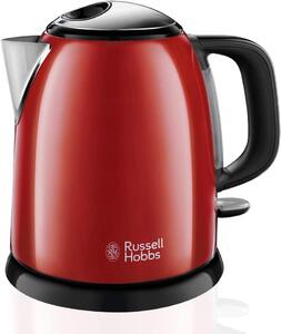 Russell Hobbs Bollitore Elettrico Capacit 1 Litro Potenza 2400 Watt Filtro Estraibile colore Rosso - 24992-70