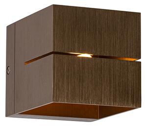 Set di 4 applique intelligenti bronzo scuro 9,7 cm con WiFi G9 - Transfer Groove