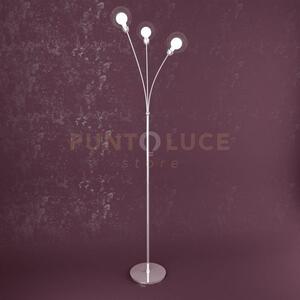Willow piantana 3 luci vetro bianco 1098-t3-bi
