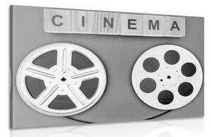 Quadro su tela – Pellicola cinematografica in bianco e nero