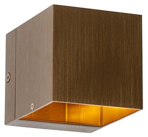 Set di 4 lampade da parete intelligenti bronzo scuro 8 cm con WiFi G9 - Transfer