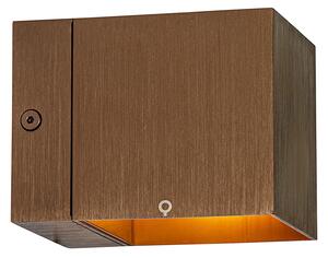 Set di 4 lampade da parete intelligenti bronzo scuro 8 cm con WiFi G9 - Transfer