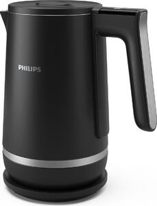 Philips Bollitore Elettrico Capacit 1.7 Litri Potenza 2200 Watt Termostato Regolabile colore Nero - HD9396/90
