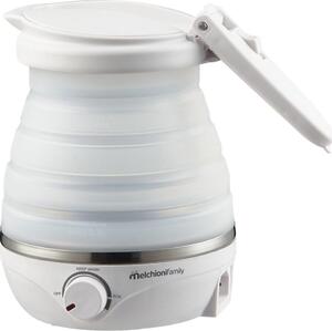 Melchioni Bollitore Elettrico da Viaggio Pieghevole Capacit 0.6 Litri Potenza 800 Watt colore Bianco - MRS KETTLE