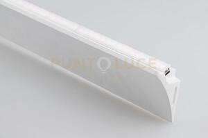 Profilo vela bianco con profilo di alluminio e diffusore opale 100x