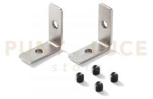 Kit giunto parete-soffitto per sistema slot in alluminio