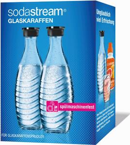 SODASTREAM OUTLET - Bottiglia in vetro per Gasatore Soda Stream capacit 0.6 l.t confezione 2 pz - 1047200490