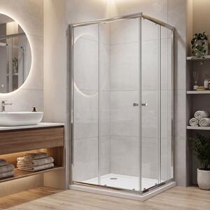 Brixo Box Doccia 70x90 cm Cabina doccia Altezza 190 cm modello Girasole - 443806