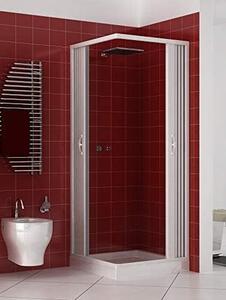 Brixo Box Doccia Cabina Doccia Angolare Delfino Estensibile in Pvc Altezza 185 cm - 443635