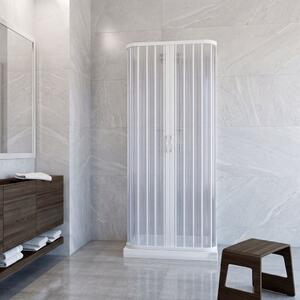 Brixo Box Doccia Cabina Doccia Manta Estensibile in PVC Altezza 185 cm - 443647