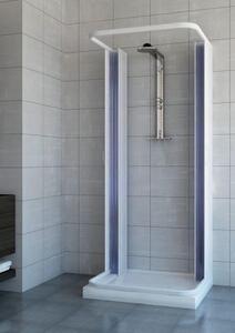 Brixo Box Doccia Cabina Doccia Manta Estensibile in PVC Altezza 185 cm - 443647