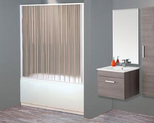 FORTE Box Vasca 1 lato Box Doccia per Vasca Porta a Soffietto in PVC Dimensioni 170 x 150 h cm - BK220001 Vasca Point