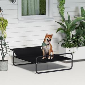 AllMyPets Brandina per Cani Medi Rialzata con Poggiatesta da Interno ed Esterno 106x81x33 cm colore Nero