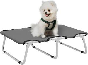 AllMyPets Brandina per Cani Piccoli Pieghevole per Interno ed Esterno Metallo e Tessuto Oxford 71x58x20 cm colore Grigio - U5580GY