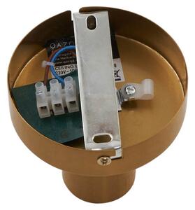 Lampada da soffitto di design in ottone con vetro bianco sfumato - Pillon