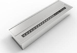 Divina Fire Bruciatore per camino a bioetanolo biocamino in acciaio inox 4.5 Litri 61x18xH9.5 cm - DF87066