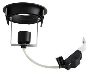 Set di 6 faretti da incasso orientabili neri moderni AR70 - Cisco