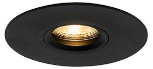 Faretto da incasso smart nero con Wifi GU10 50mm - Buco