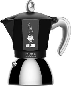 Bialetti Caffettiera 4 Tazze per induzione Alluminio colore Nero - 0006934