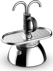 Bialetti Caffettiera Manuale colore Argento - Mini Express Induction 0007310