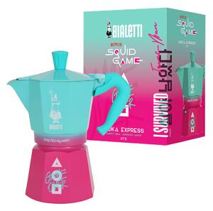 Bialetti Caffettiera Espresso Moka 6 Tazze in Alluminio Limited Edition Squidgame - 0005393
