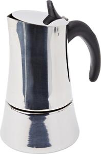 ILSA Caffettiera Induzione 4 tazze Moka Acciaio Inox 18/10 - 00880040ICC Elly