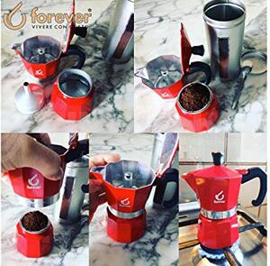 Forever Caffettiera Miss Moka La Rossa Tz 2 - 120217