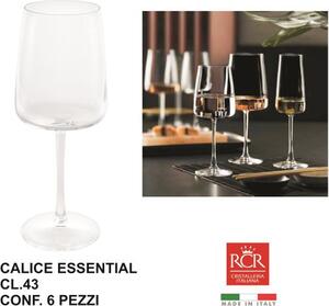 Rcr Cristallerie Calice confezione 6 pezzi cl 43 Essential - RCR272884