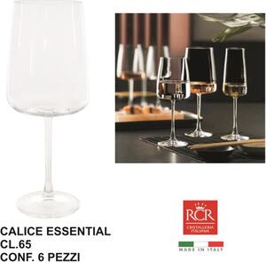 Rcr Cristallerie Calice confezione 6 pezzi cl 65 Essential - RCR272891