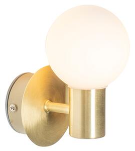Lampada da parete smart oro IP44 con WiFi G9 - Cederic Up