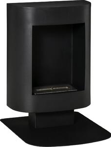 DecHome Camino a Bioetanolo con Serbatoio da 1.5L Copertura fino 20mq 46.5x53x65cm Nero