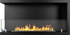 Divina Fire Camino a Bioetanolo da Incasso ad Angolo Biocamino Angolare 90x45 Sutri 90 SX - DF900SX