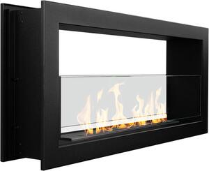 Divina Fire Camino a Bioetanolo da Incasso Bifacciale Biocamino 2 Lati 90x40 Montefalco 90 - DF900DS