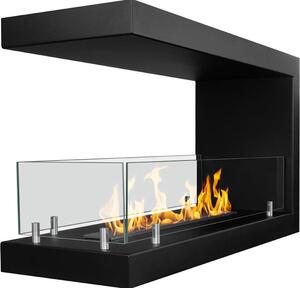 Divina Fire Camino a Bioetanolo da Incasso Trifacciale Biocamino 3 Lati 90x50 Maratea 90 - DF900U