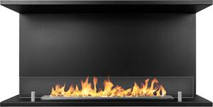 Divina Fire Camino a Bioetanolo da incasso Trifacciale Biocamino a 3 Lati Aperti 90x45 Trevi 90 - DF9003