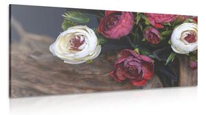 Quadro su tela – Vendemmia floreale