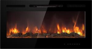 Divina Fire Camino elettrico caminetto da parete a incasso Chicago 101.6x14x54.6 h - DF91387