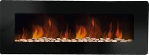 Divina Fire Camino elettrico caminetto da parete Dallas 127x11x50 h - DF91388