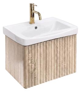 Mobile bagno con lavabo Rea DB85-50-3 Orio Light 50cm