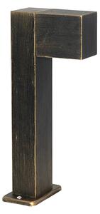 Lampada da esterno da terra industriale oro anticato 35 cm IP44 - Baleno